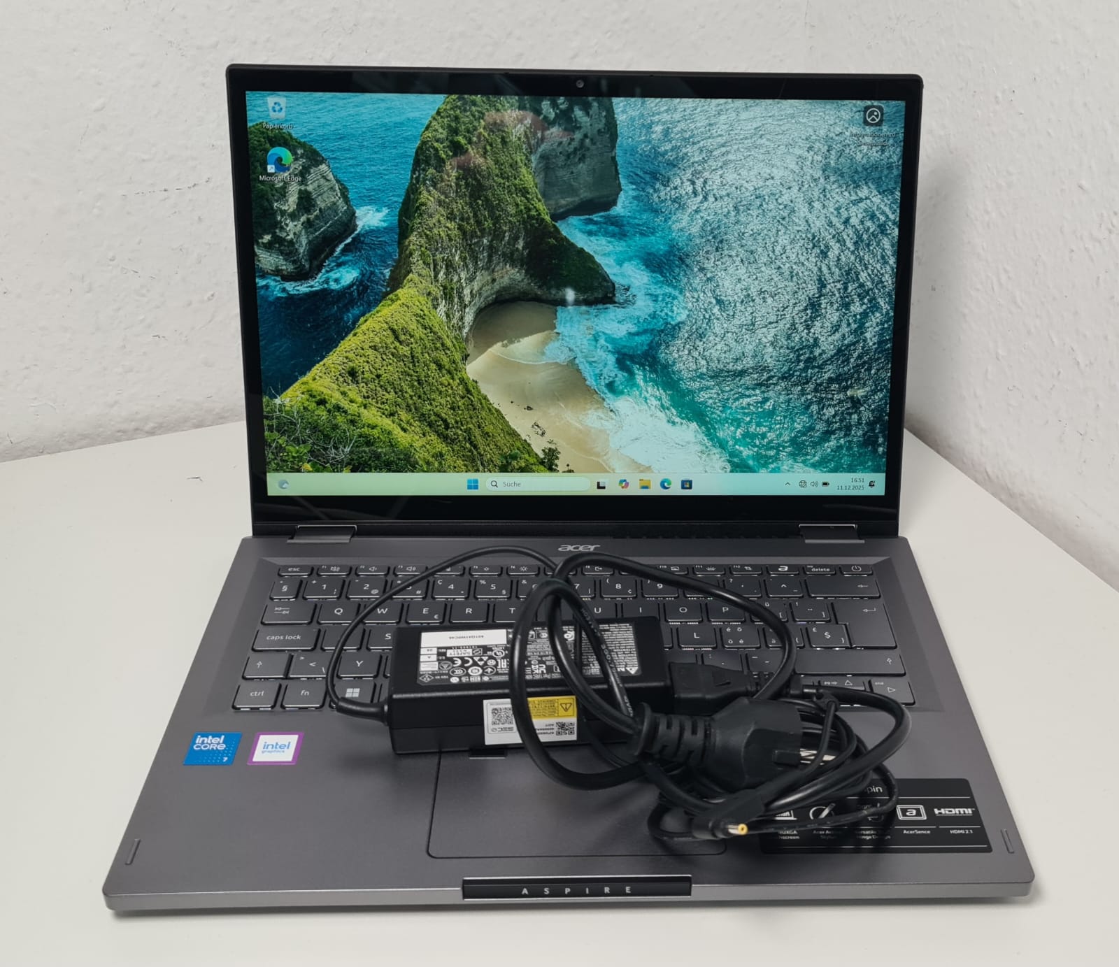 Acer Aspire Spin 14 Notebook ASP14-51MTN-71Q9 Grau 1TB 16GB