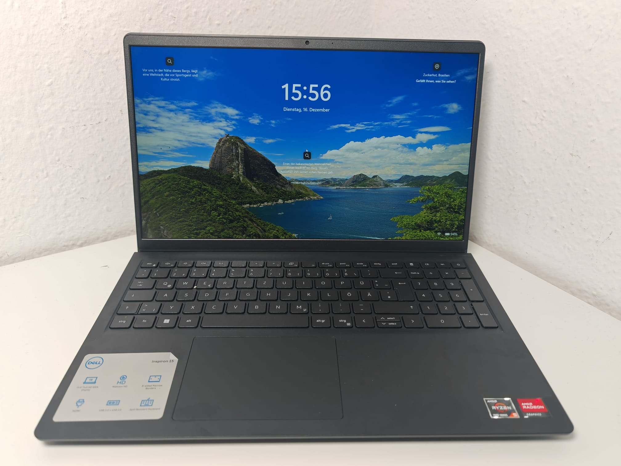Dell Inspiron 15 3535 15,6 Zoll FHD AMD Ryzen 5 7520U 8x2,8GHz 8 GB RAM 512 GB SSD Win 11 AMD Radeon Hauptbild